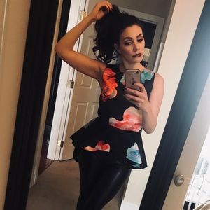 Nasty Gal High-Low Peplum Top